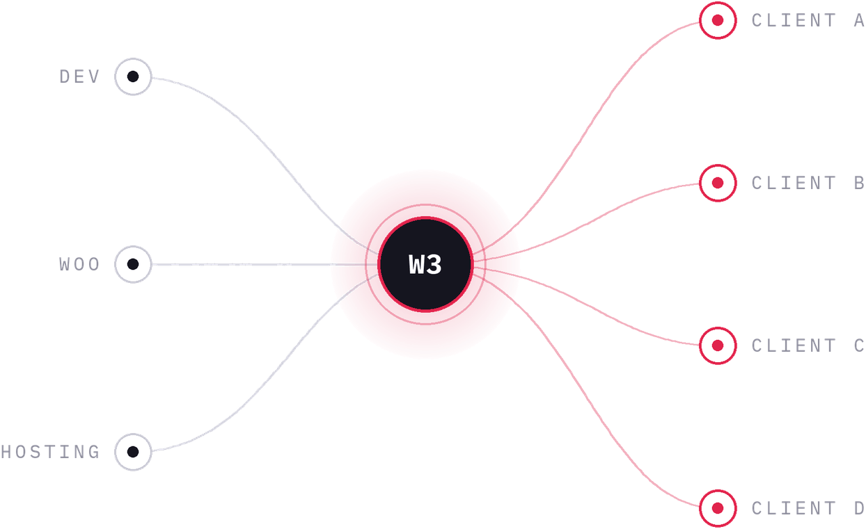 White-label production layer connecting agencies, w3specialists and clients